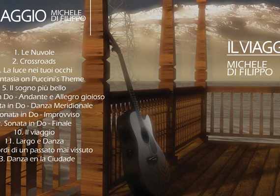 PreStampa copertina jewelbox esterno CD Musicale, musicista: Michele Di Filippo.