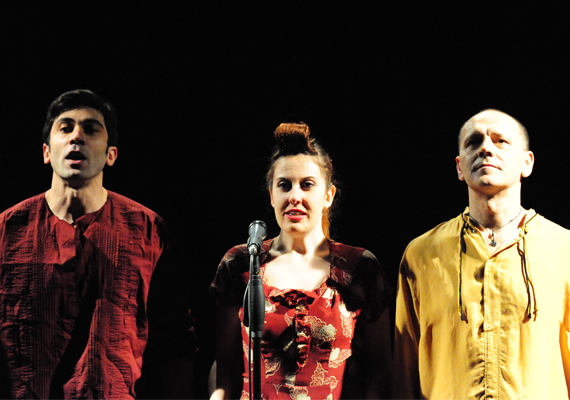 Messa in scena per il Premio Regia 2016, qui con Antonio DiGirolamo e Arianna Ferrucci.